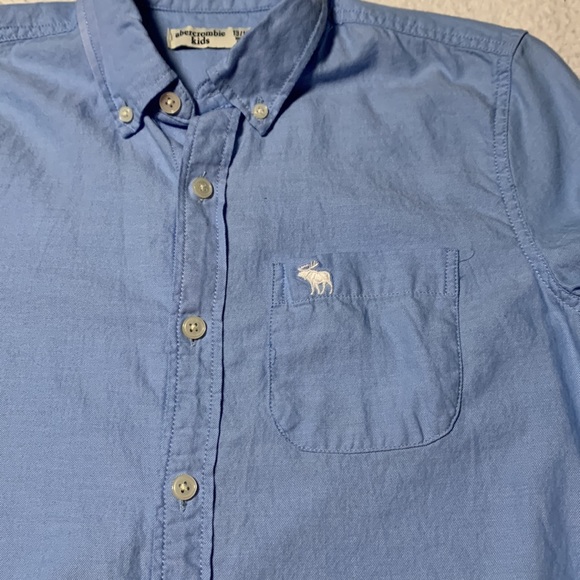 Abercrombie Kids Khaki Chinos & Button-Up Shirt, EUC, Size 13/14 Slim Pants - Picture 5 of 16